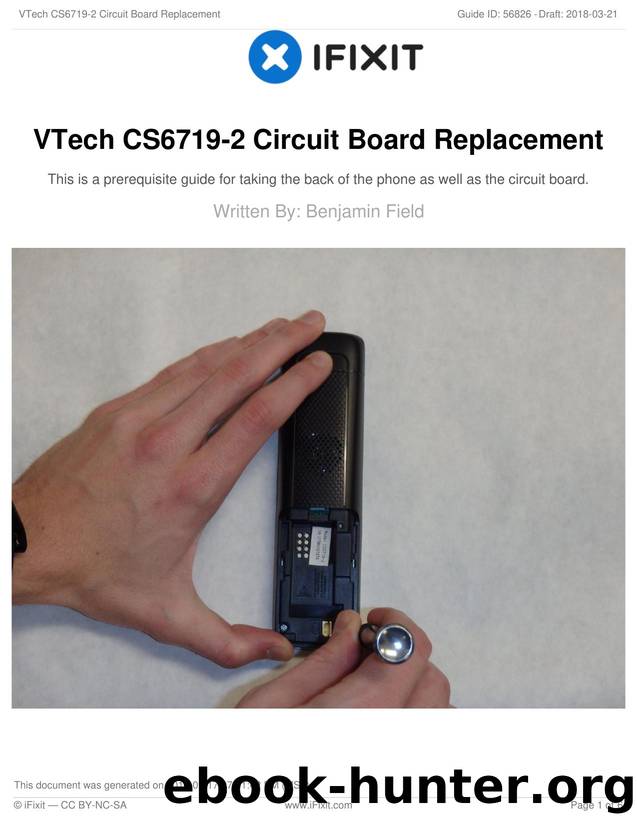 VTech CS6719-2 Circuit Board Replacement by Unknown