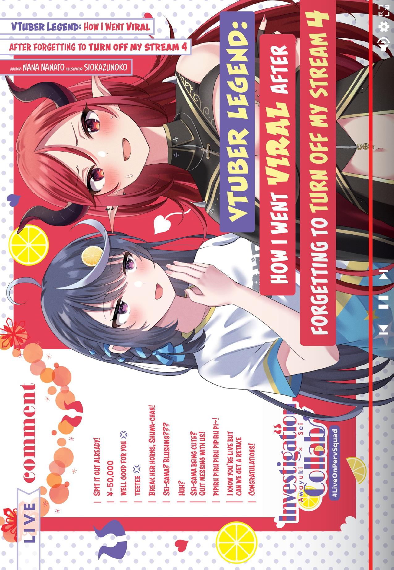 VTuber Legend: How I Went Viral after Forgetting to Turn Off My Stream Volume 4 by Nana Nanato
