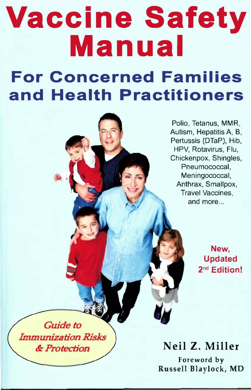 Vaccine Safety Manual by Neil Z. Miller