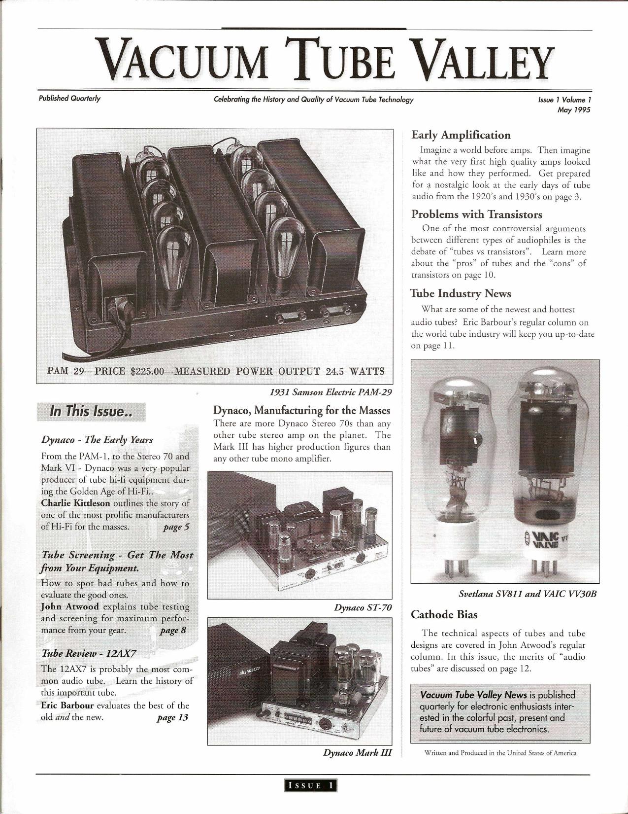Vacuum Tube Valley issue 01 by Unknown