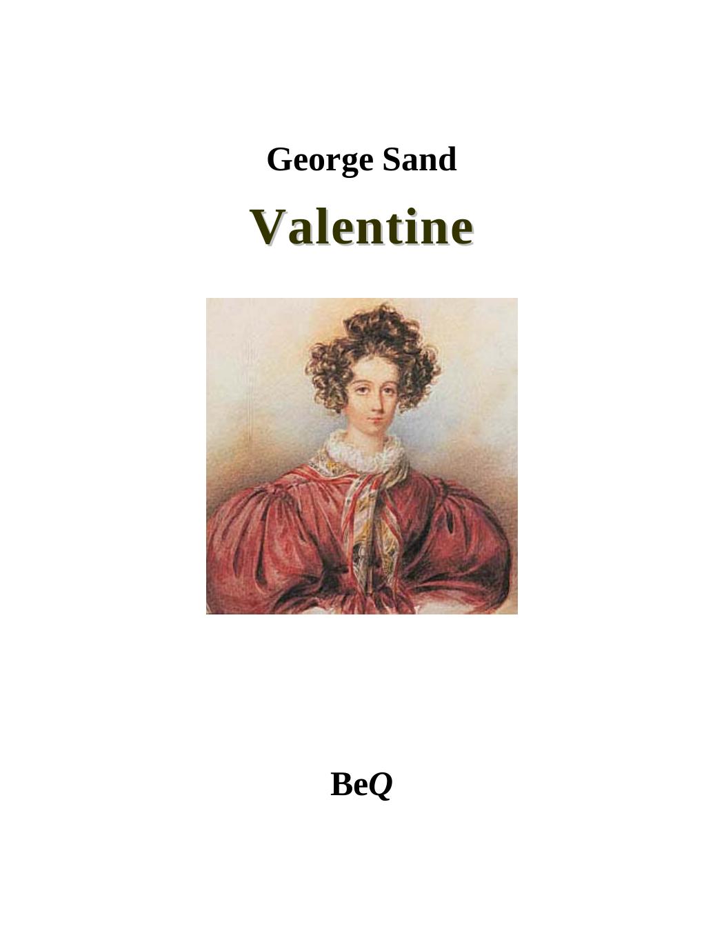 Valentine by George Sand