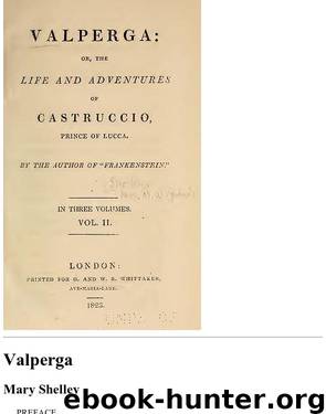 Valperga by Mary Wollstonecraft Shelley