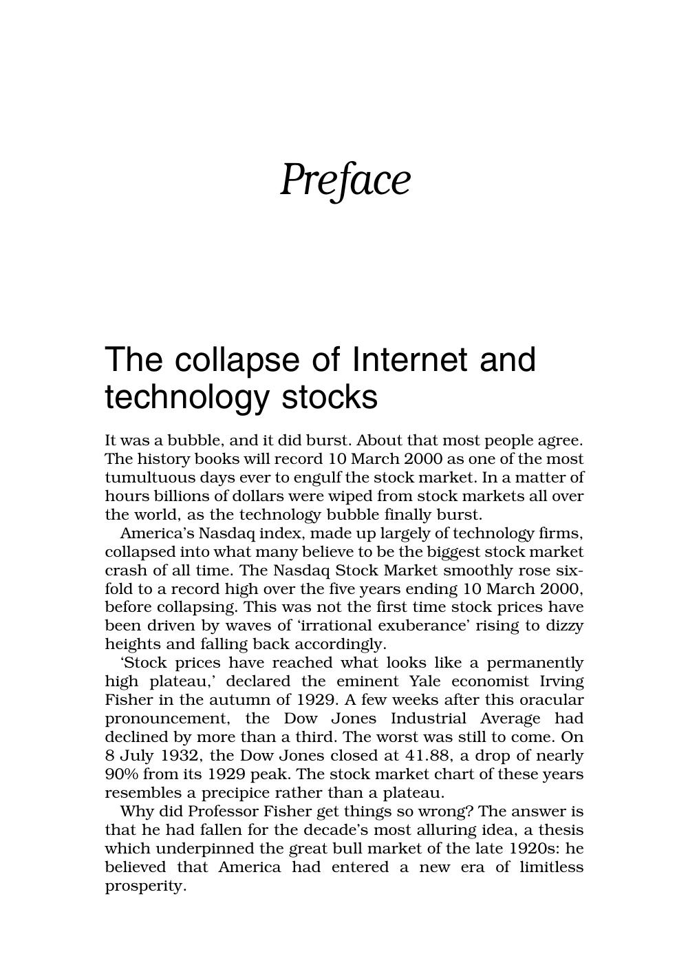 Valuation of Internet & Technology Stocks. Implications for Investment Analysis by Brian Kettell (Auth.)