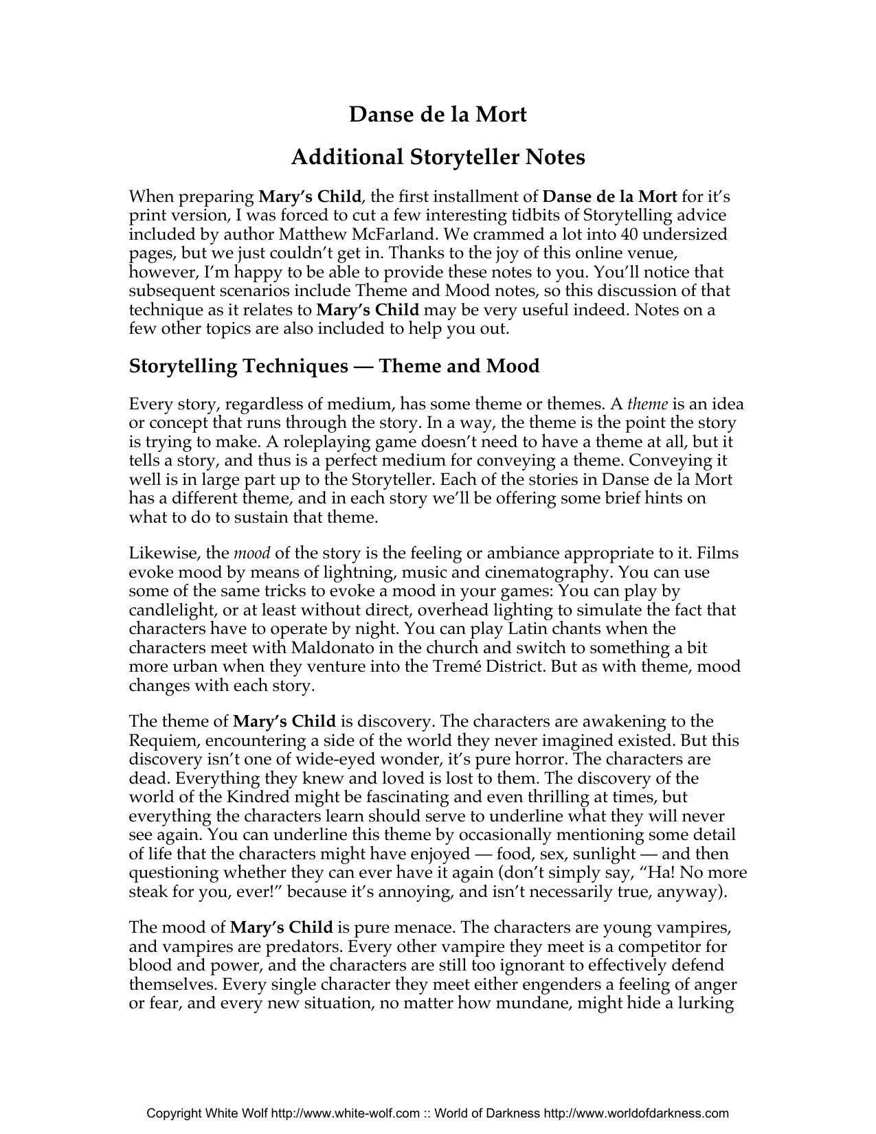 Vampire - The Requiem - Demo by Extra Notes