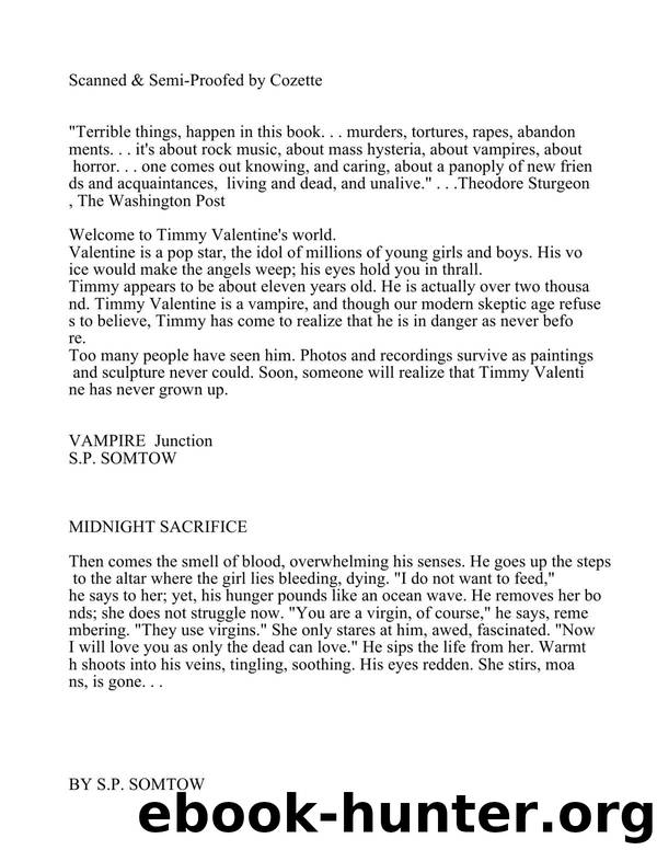 Vampire Junction by Somtow S P