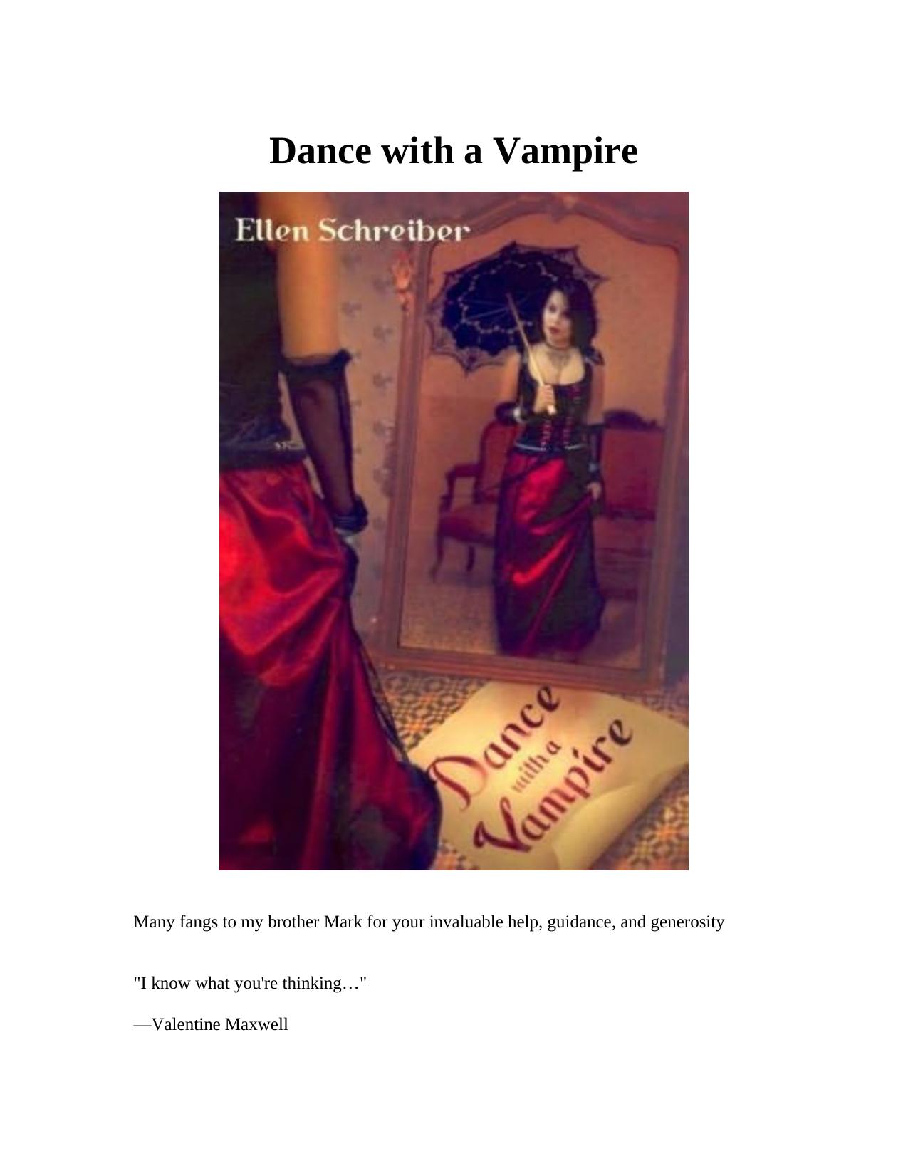 Vampire Kisses 4: Dance with a Vampire (Vampire Kisses) by Ellen Schreiber