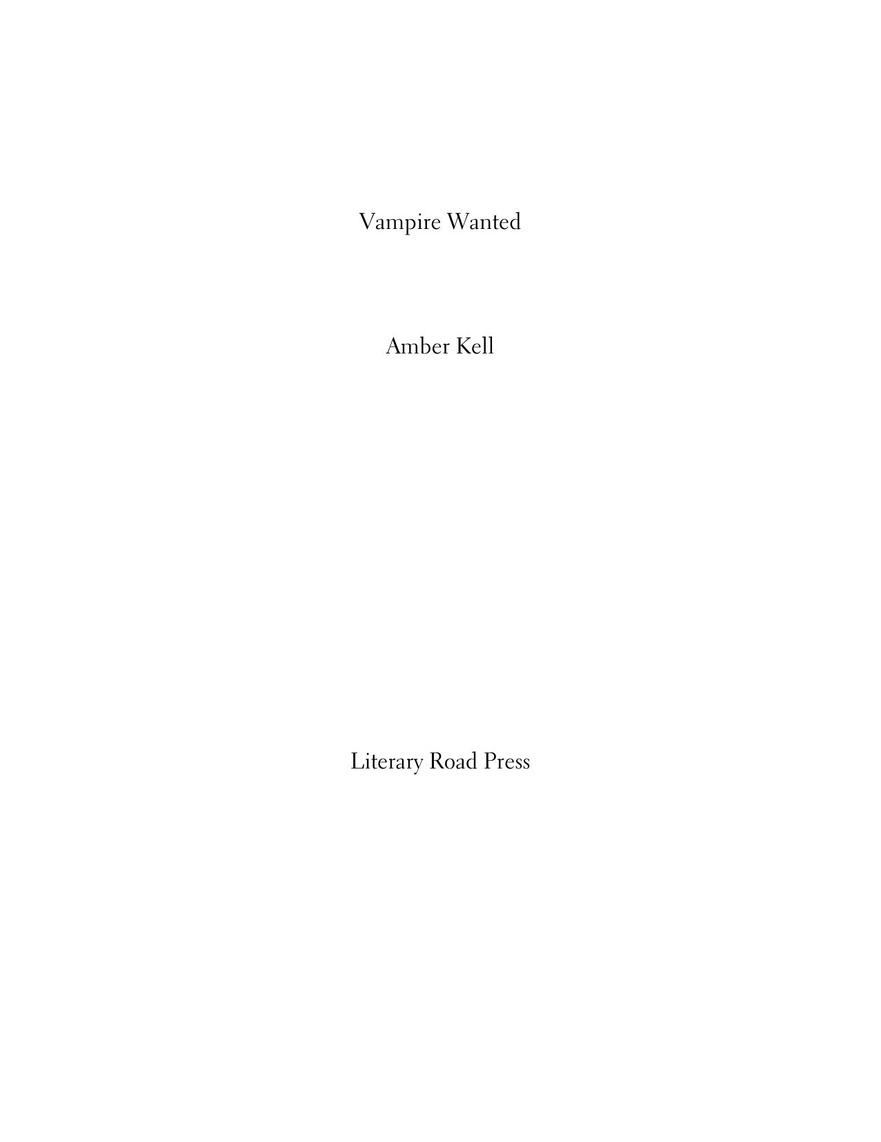 Vampire Wanted by Amber Kell