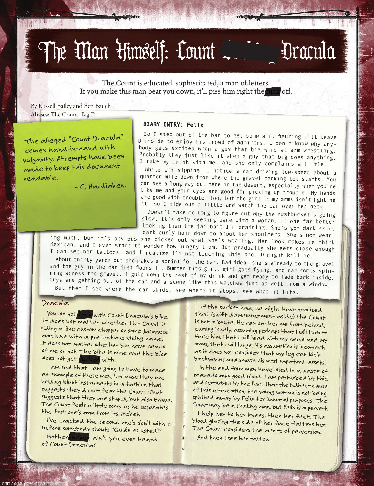 Vampire the Requiem - Night Horrors by Count Dracula