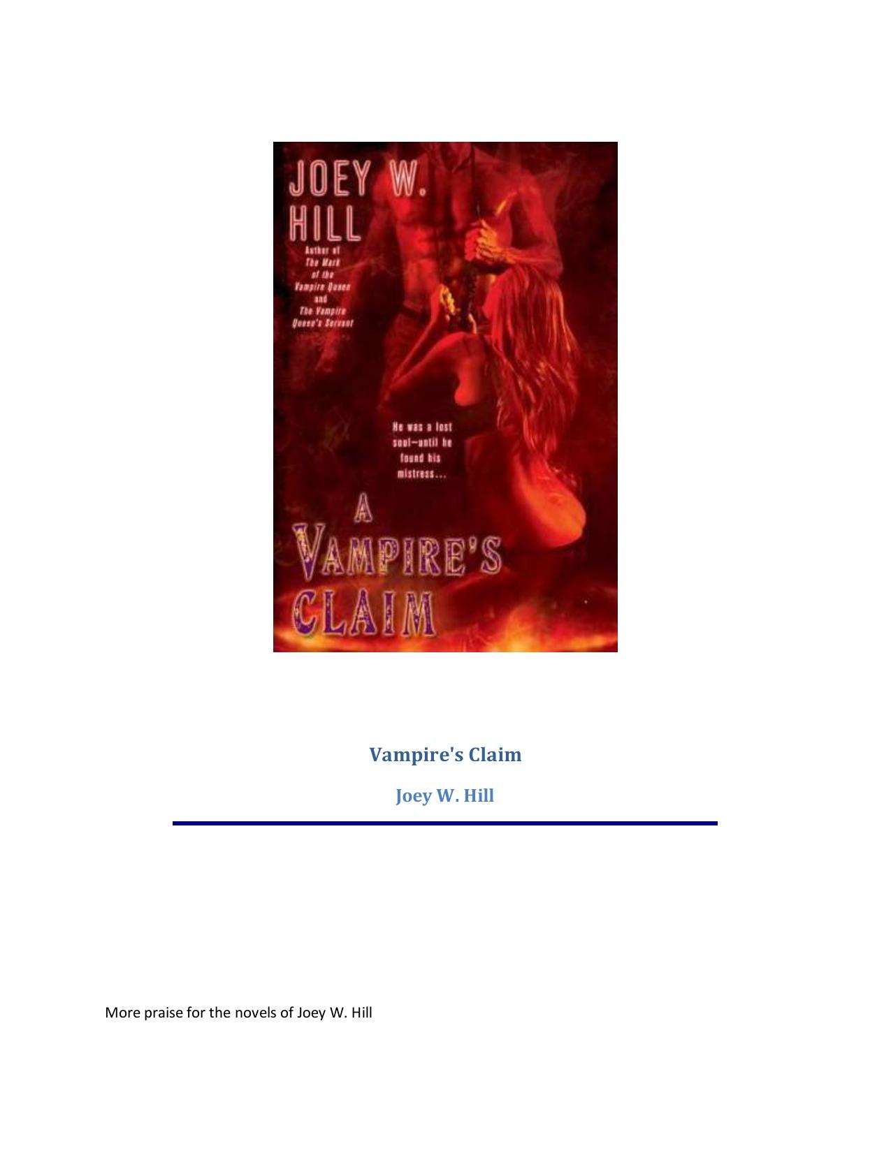 Vampire's Claim by Joey W Hill