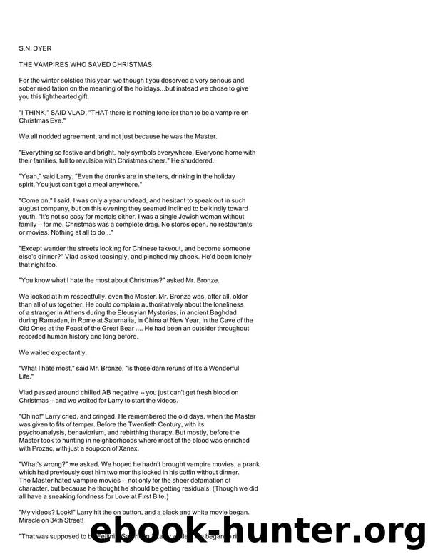 Vampires Who Saved Christmas by Unknown