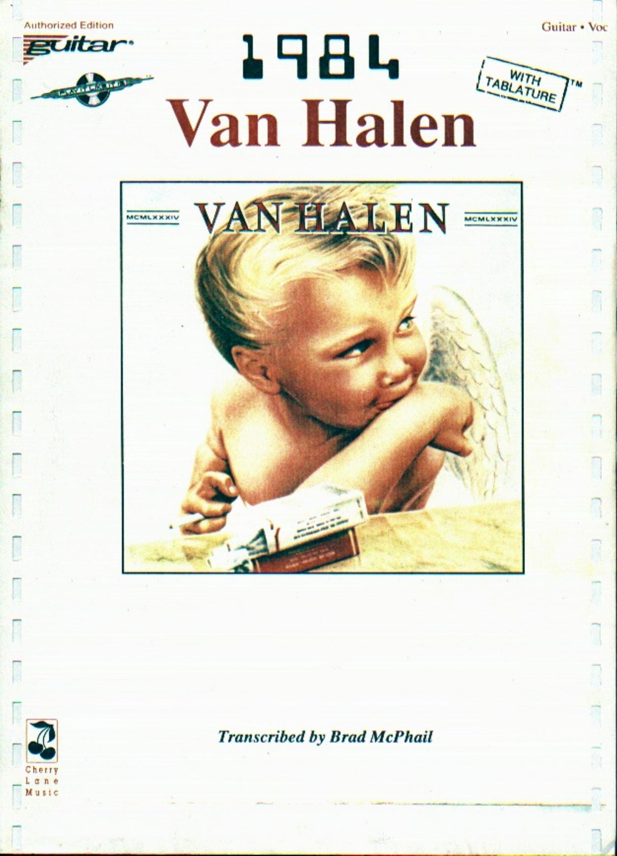 Van Halen - 1984 Guitar Tab Book ÐÐ½ÑÑÑÑÐ¼ÐµÐ½ÑÐ°Ð»ÑÐ½Ð°Ñ Ð¿ÑÐ¸Ð½Ð°Ð´Ð»ÐµÐ¶Ð½Ð¾ÑÑÑ: ÐÐ¸ÑÐ°ÑÐ°, Ð²Ð¾ÐºÐ°Ð» by Brad McPgail