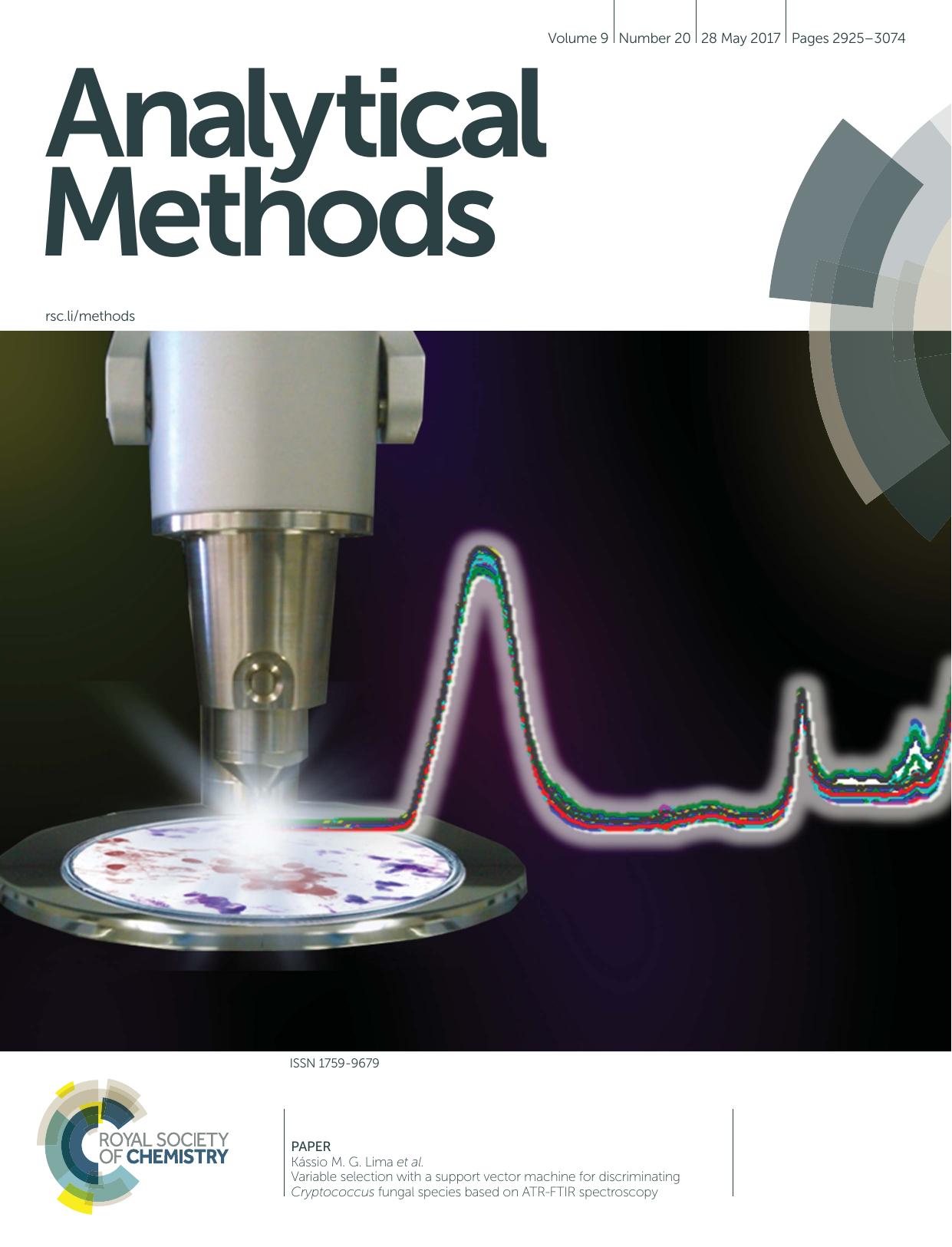Variable selection with a support vector machine for discriminating Cryptococcus fungal species based on ATR-FTIR spectroscopy by Camilo L. M. Morais & Fernanda S. L. Costa & Kássio M. G. Lima