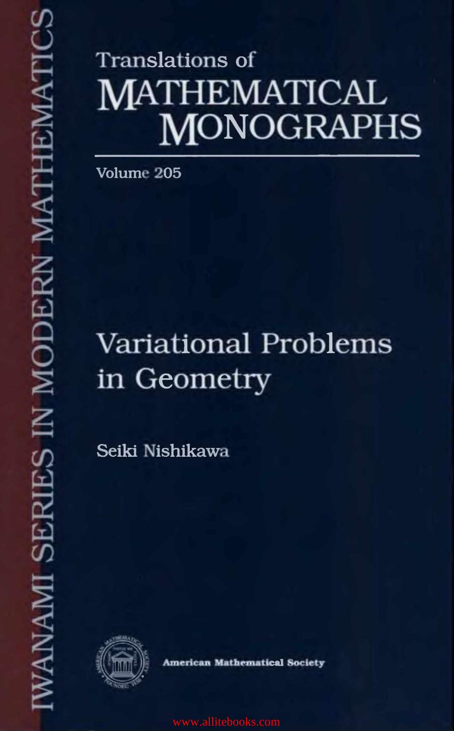 Variational Problems in Geometry by Unknow