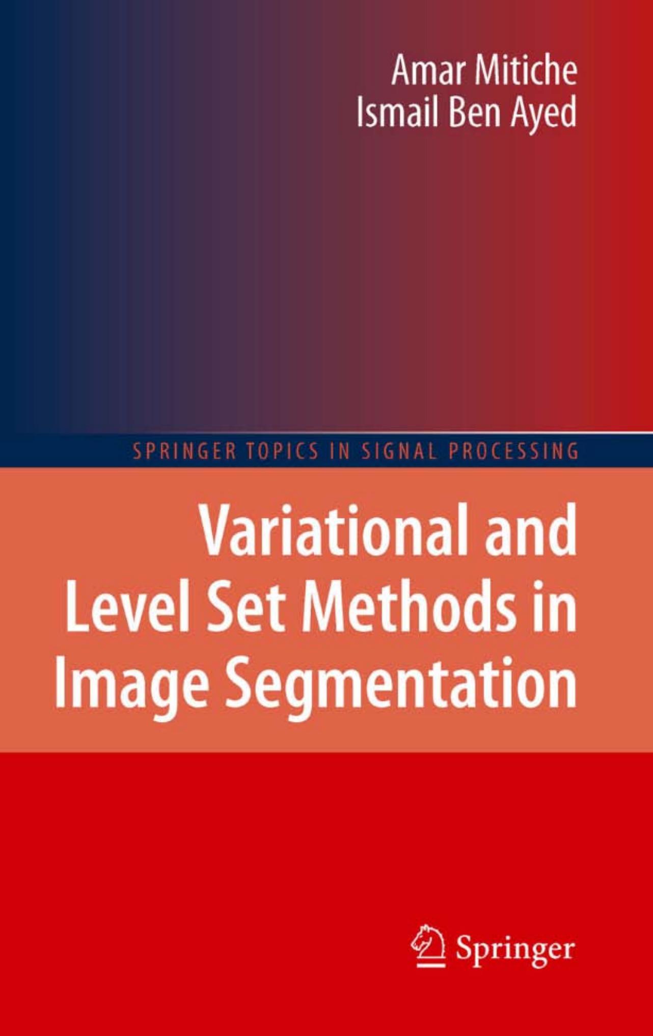 Variational and Level Set Methods in Image Segmentation by Amar Mitiche Ismail Ben Ayed (auth.)