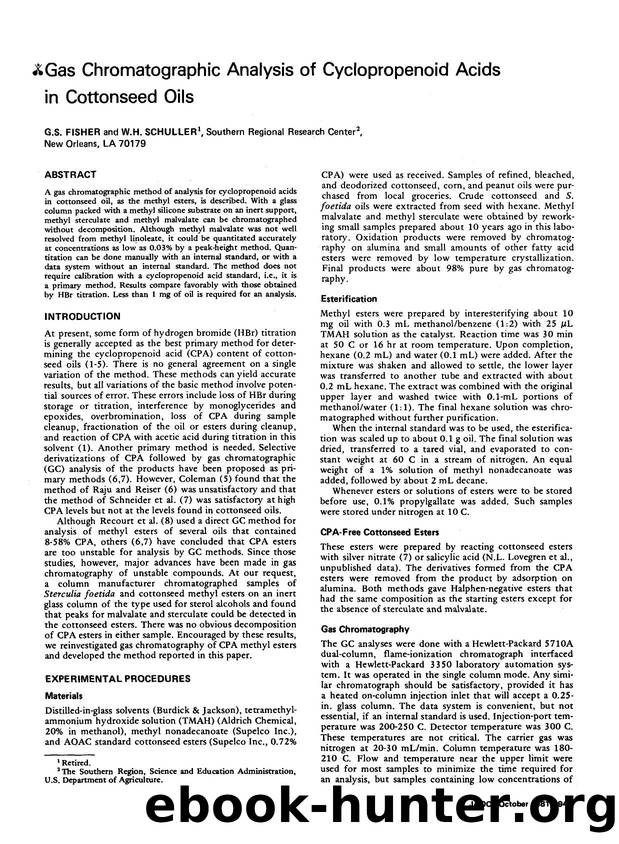 Varietal differences in chemical quality parameters of yellow indian mustard (brassica juncea) (l) czern and coss grown in uttar pradesh (india) by Unknown