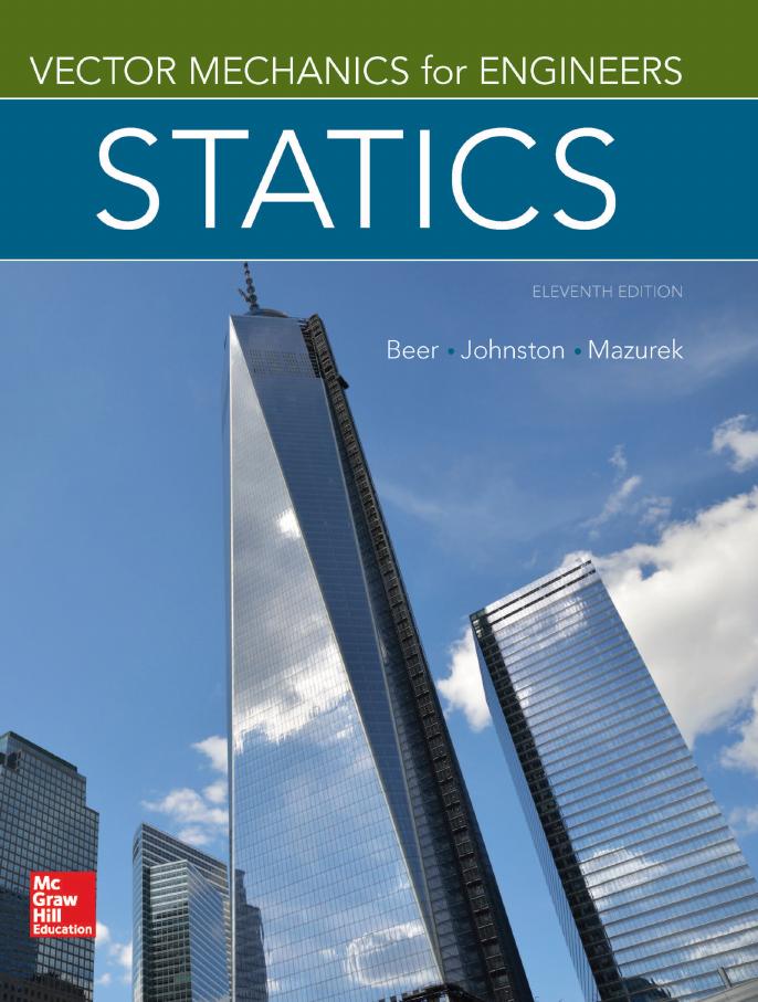 Vector Mechanics for Engineers: Statics, 11th Edition by Unknow