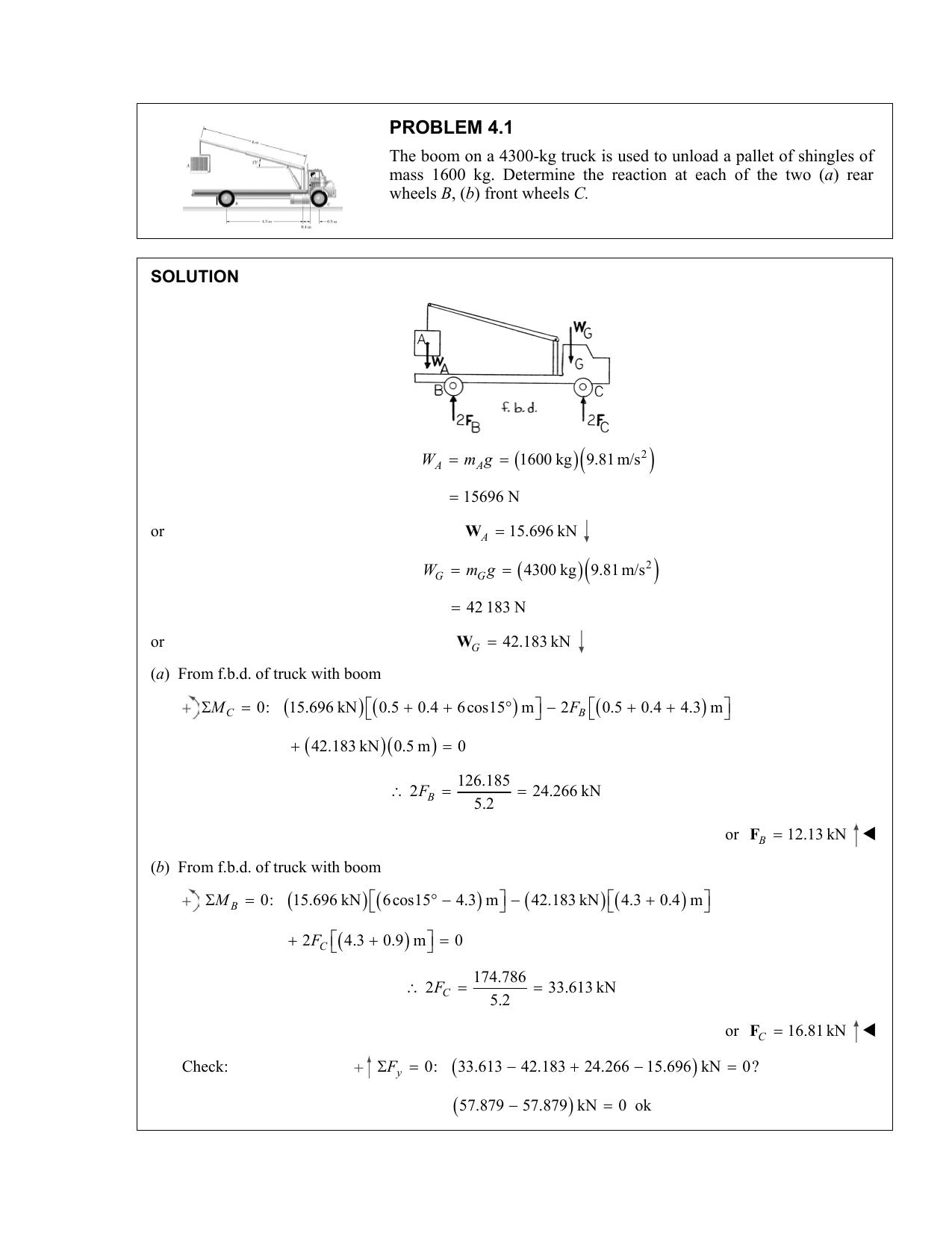 Vector Mechanics for engineers Statics 7th by Cap 04