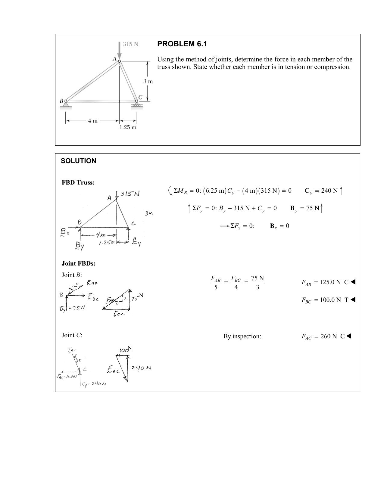 Vector Mechanics for engineers Statics 7th by Cap 06