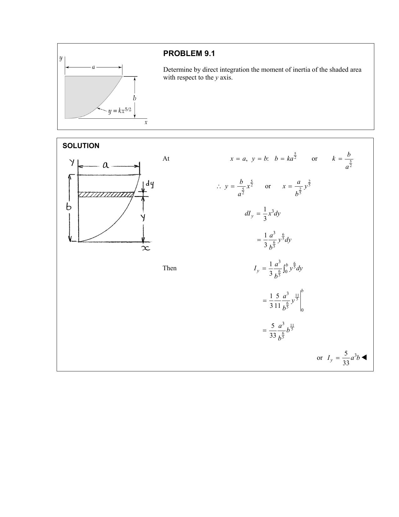 Vector Mechanics for engineers Statics 7th by Cap 09