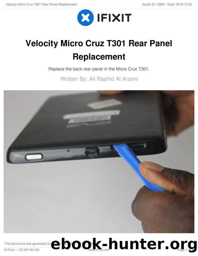Velocity Micro Cruz T301 Rear Panel Replacement by Unknown