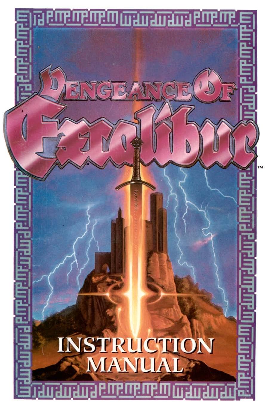 Vengeance of Excalibur (Manuel) by Manuel offert par Hoagie - Scan - Pdf x Batjijo