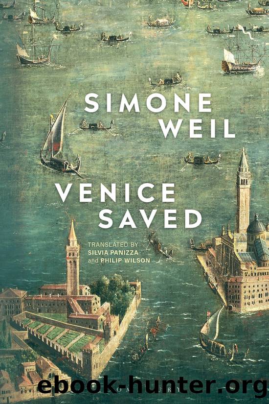 Venice Saved by Weil Simone;Panizza Silvia;Wilson Philip;