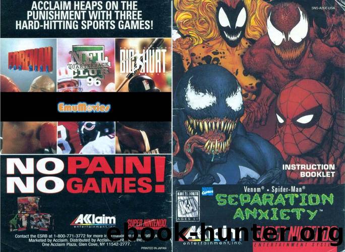 Venom-Spider-Man by Separation Anxiety (USA)-manual
