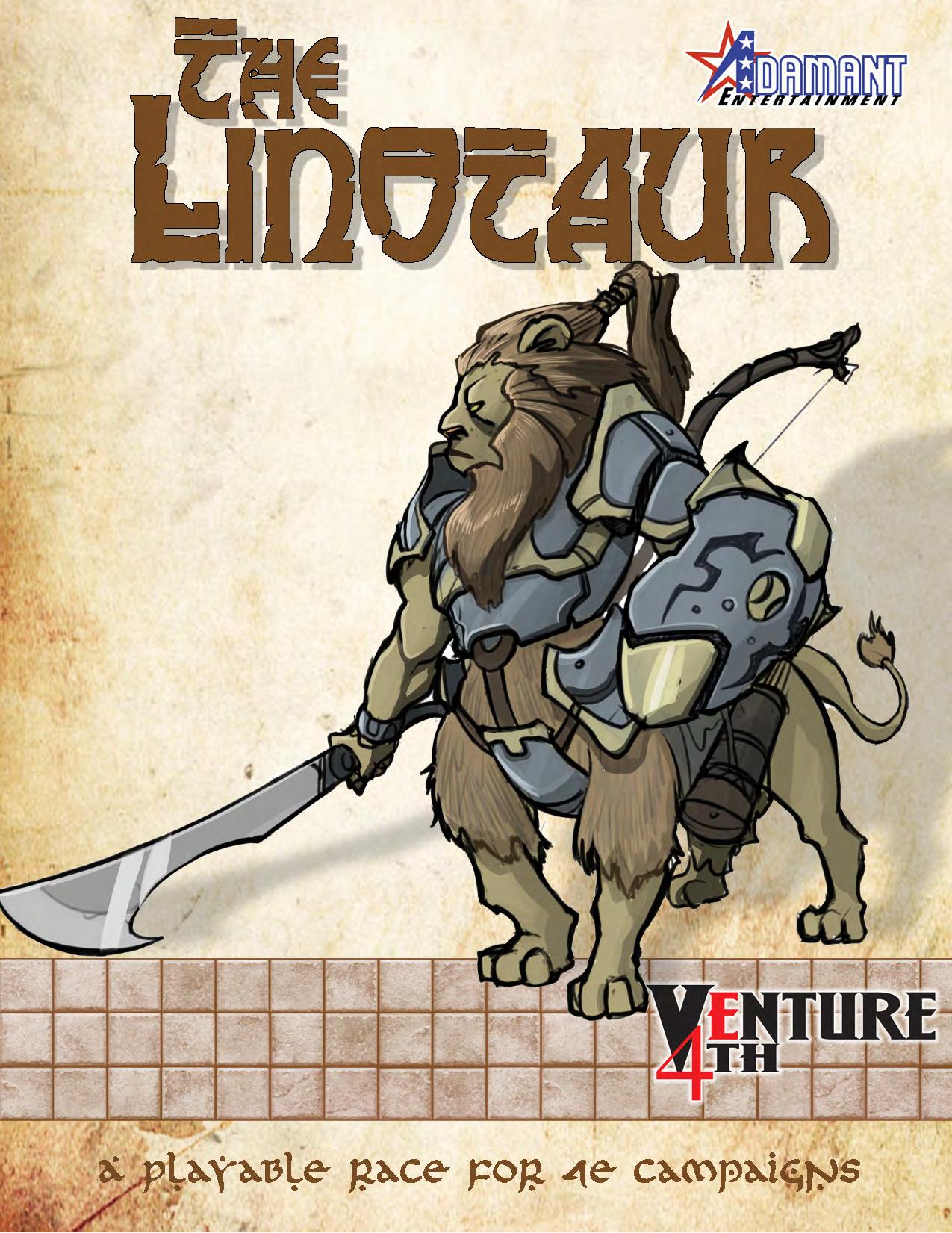 Venture 4th: The Linotaur by Adamant Entertainment