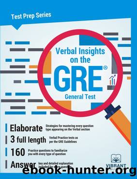 Verbal Insights on the GRE General Test by Vibrant Publishers