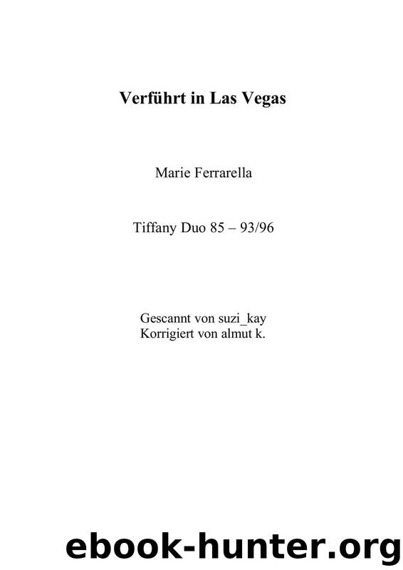 Verfuehrt in Las Vegas by Marie Ferrarella