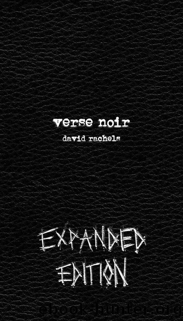 Verse Noir by David Rachels