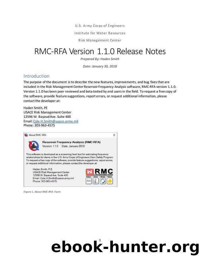 Version 1.1.0 Release Notes by Haden Smith PE