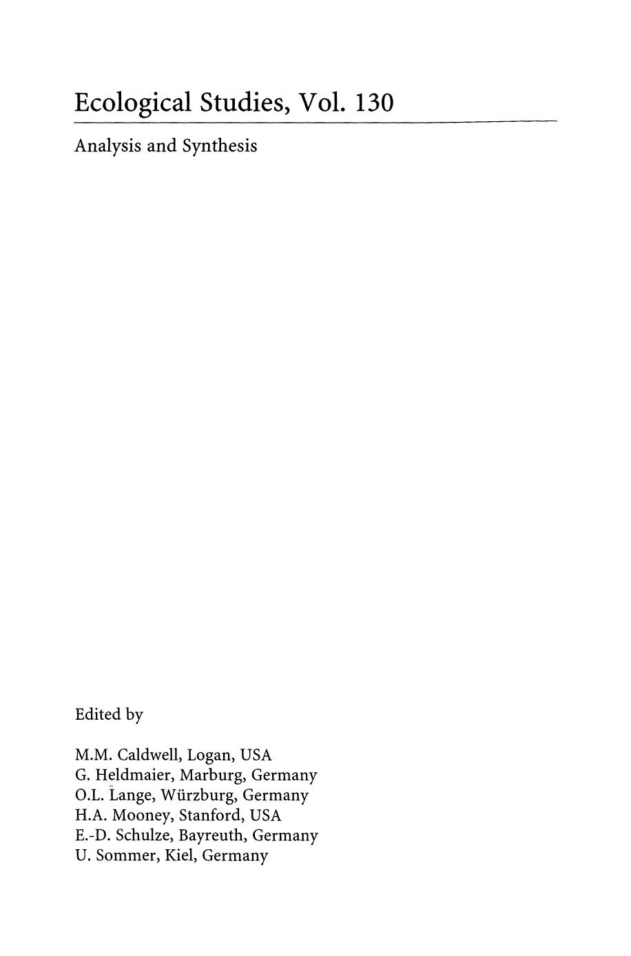 Vertical Food Web Interactions: Evolutionary Patterns and Driving Forces by Guy L. Bush