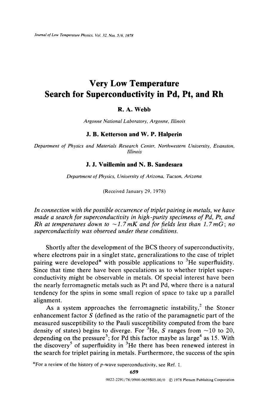 Very low temperature search for superconductivity in Pd, Pt, and Rh by Unknown