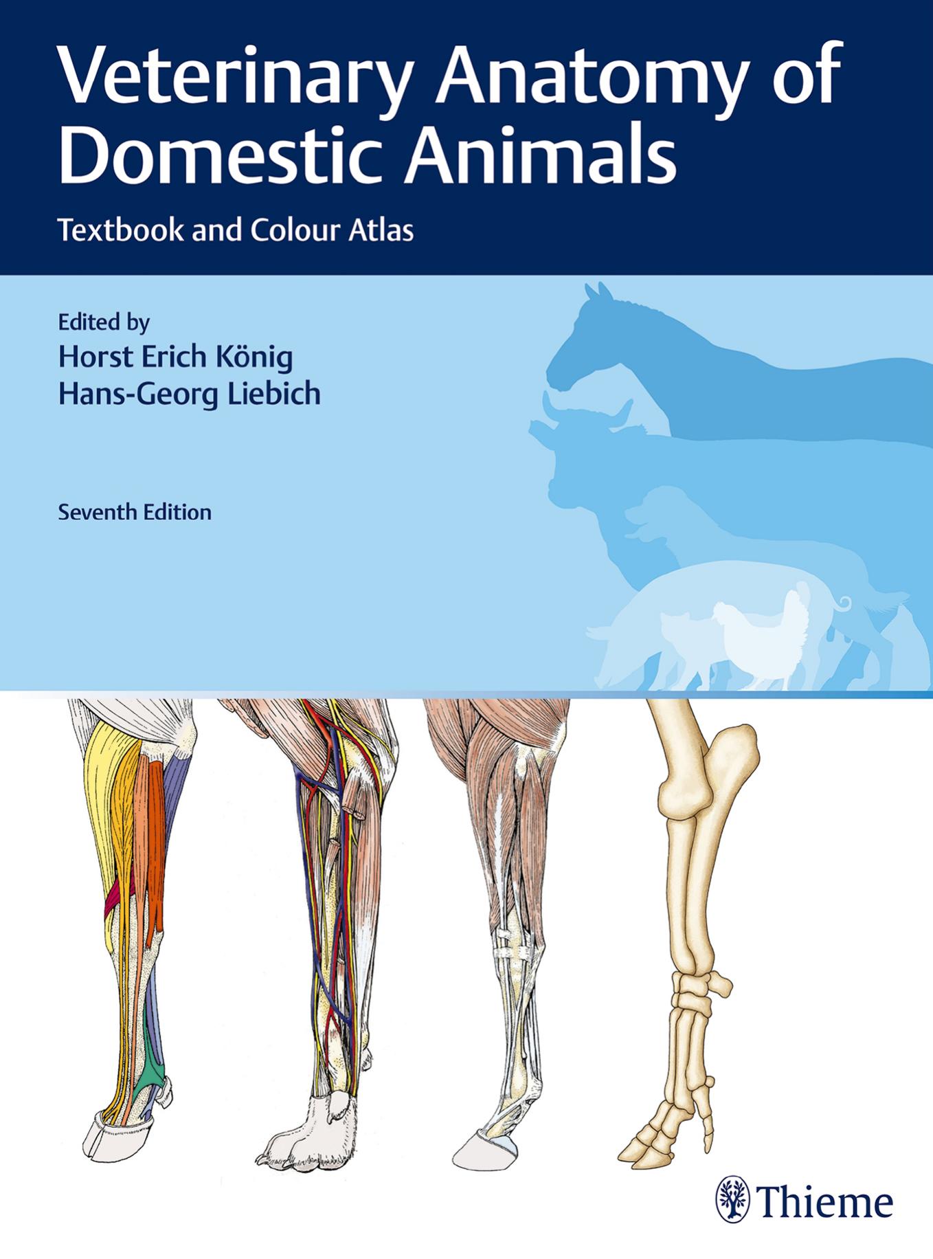 Veterinary Anatomy of Domestic Animals: Textbook and Colour Atlas by Horst Erich König Hans-Georg Liebich