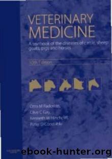Veterinary Medicine by A Textbook of the Diseases of Cattle Horses Sheep Pigs & Goats