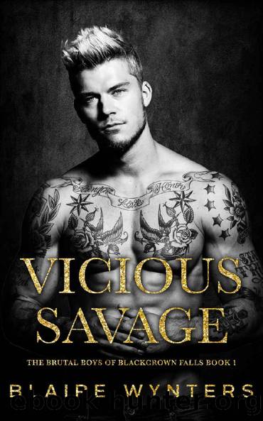 Vicious Savage: A Dark High School Bully Romance (The Brutal Boys of Blackcrown Falls Book 1) by Blaire Wynters