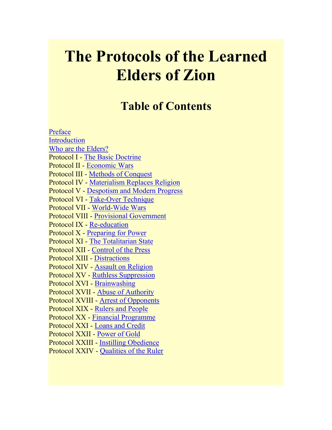 Victor E. Marsden - The Protocols of the Learned Elders of Zion (pdf) by HP Authorized Customer