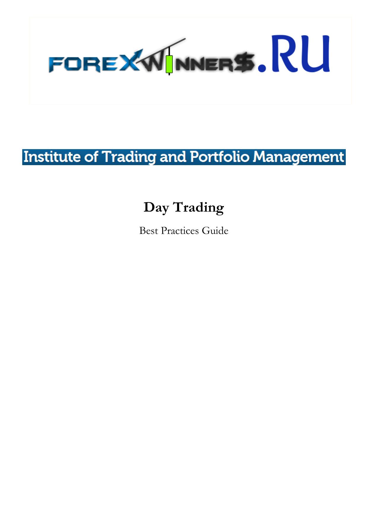 Video 26 -Day Trading Best Practices Guide by home