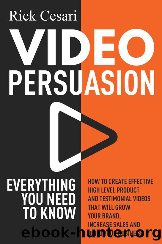 Video Persuasion: Everything You Need to Know | How to Create Effective high level Product and Testimonial Videos that will Grow Your Brand, Increase Sales and Build Your Business by Rick Cesari