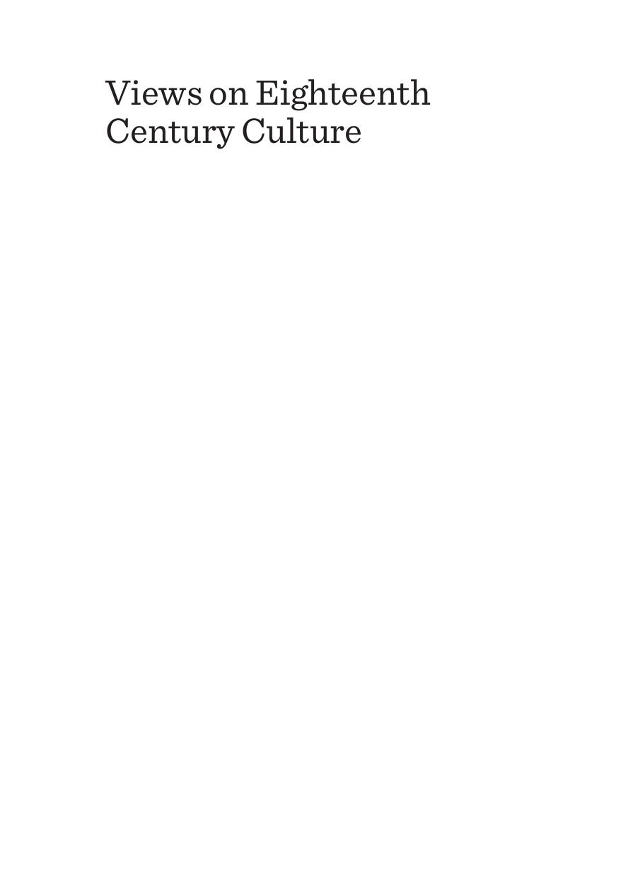 Views on Eighteenth Century Culture : Design, Books and Ideas by Leonor Ferrão; Luís Manuel A. V. Bernardo