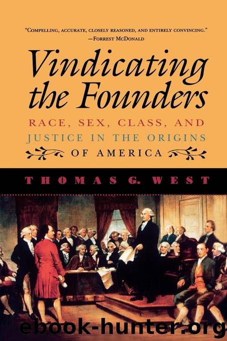 Vindicating the Founders by Thomas G. West
