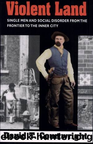 Violent Land: Single Men and Social Disorder From the Frontier to the Inner City by David T. Courtwright