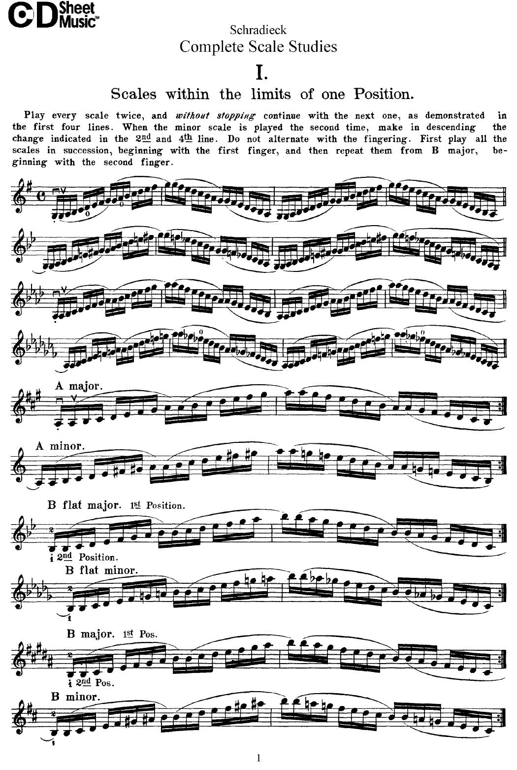 Violin Exercises: Henry Schradieck by WBaxley Music Subito Music Corp & Stephens Pub. Co