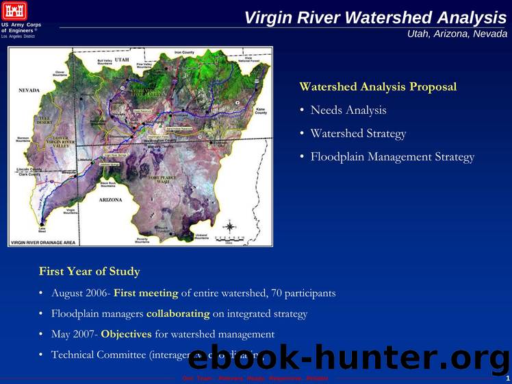 Virgin River Watershed Analysis:  Utah, Arizone, Nevada by Unknown