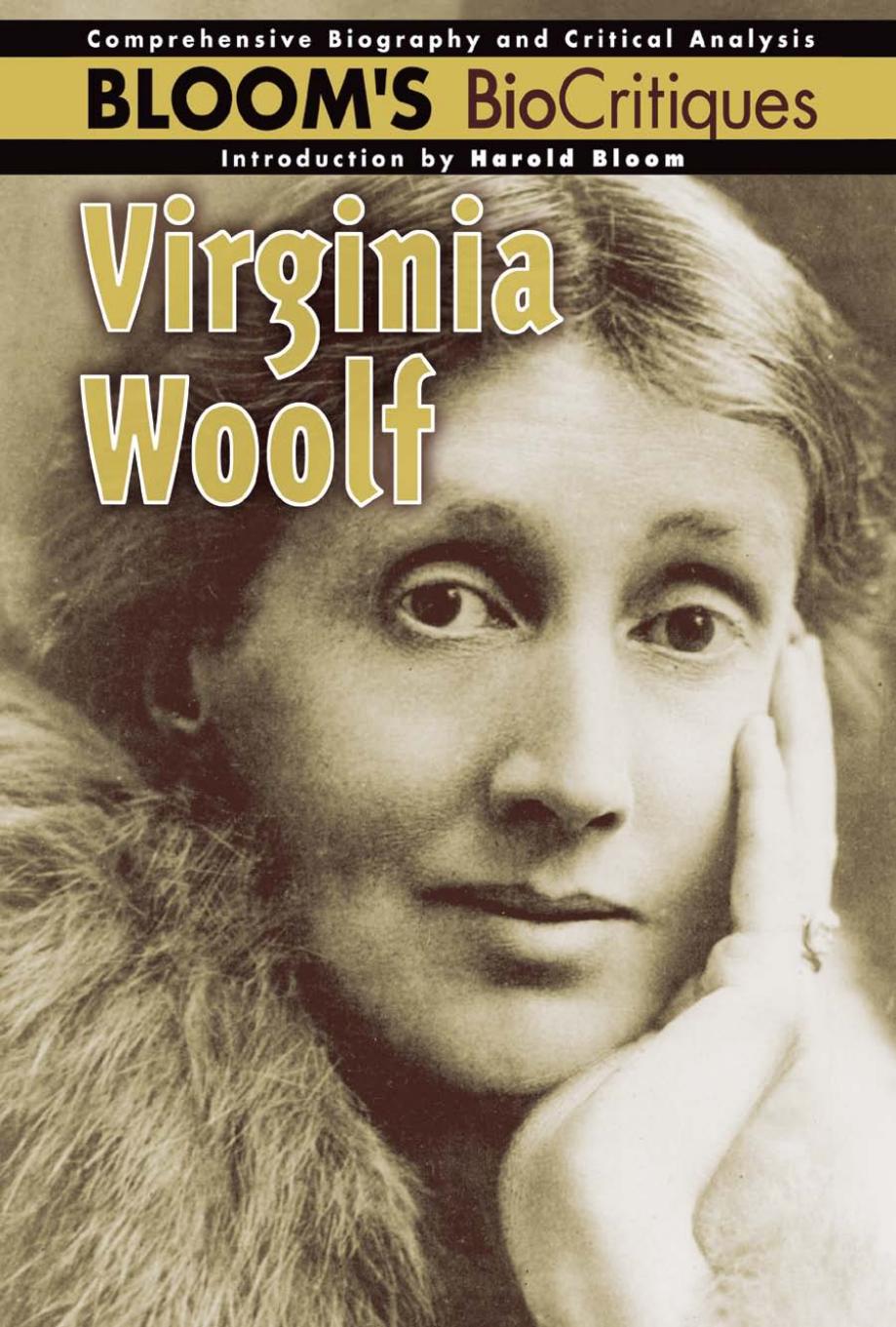 Virginia Woolf by Camille-Yvette Welsch Harold Bloom
