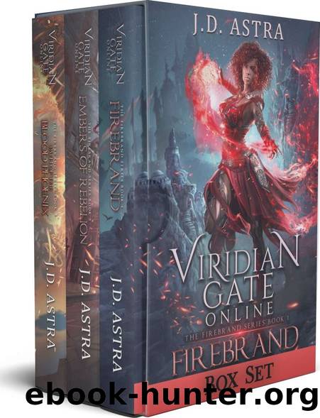 Viridian Gate Online - Firebrand: Books 1 - 3 (Firebrand, Embers of Rebellion, Path of the Blood Phoenix) by J.D. Astra & James Hunter