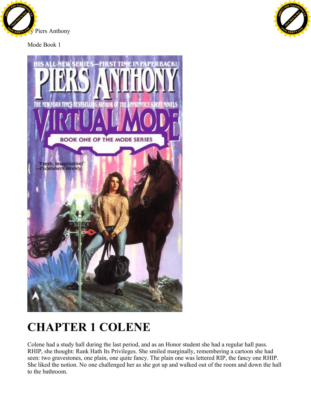 Virtual Mode by Piers Anthony