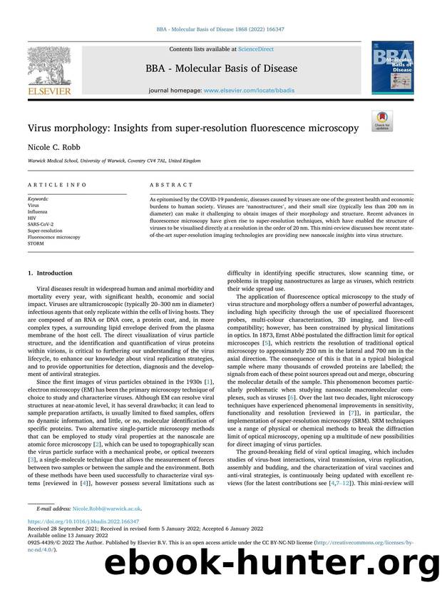 Virus morphology: Insights from super-resolution fluorescence microscopy by Nicole C. Robb