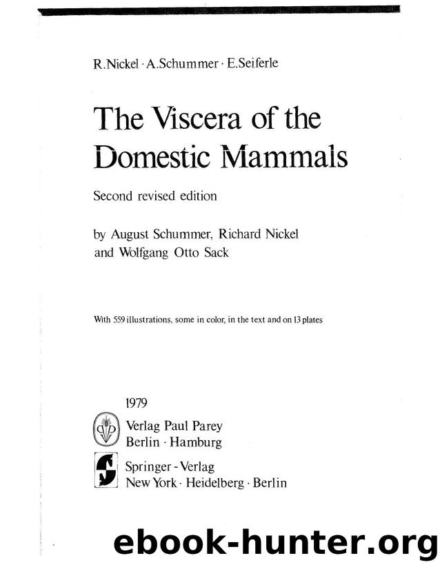 Viscera of Domestic Animals by Nickel